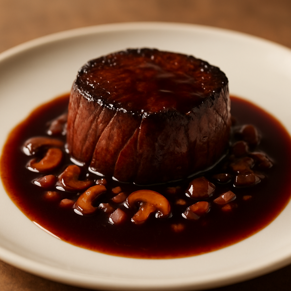 Filet Mignon with Marchand de Vin Sauce