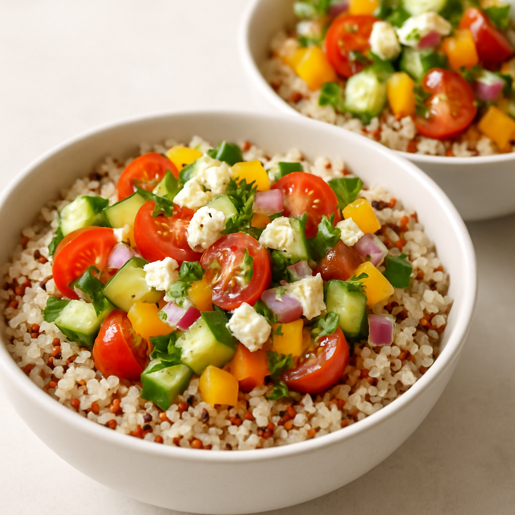 Mediterranean Chickpea & Quinoa Power Bowl