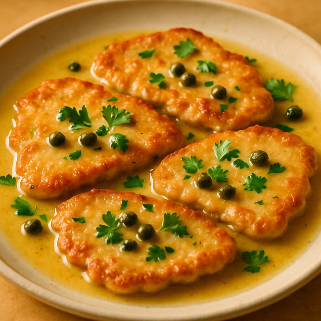 Italian Pork Piccata with Lemon and Capers