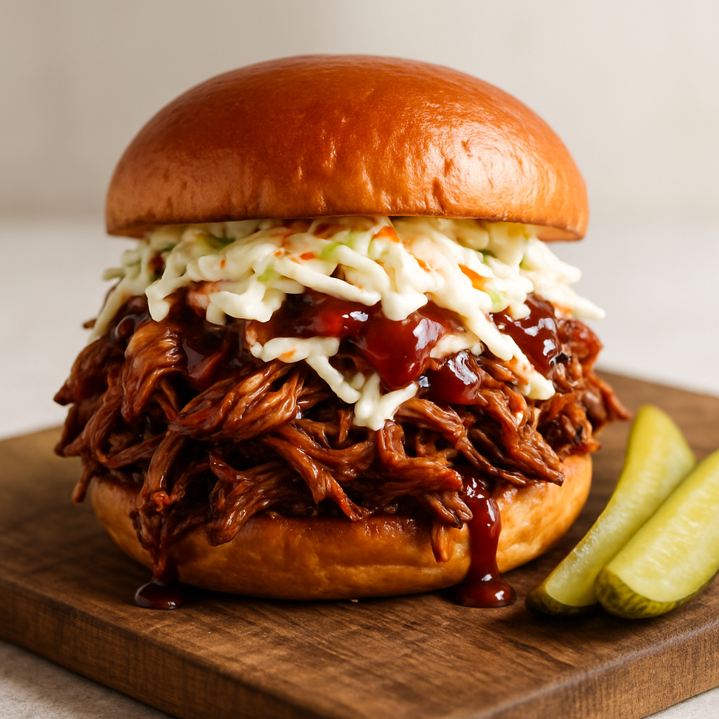 Slow-Cooker Pulled Pork Sandwiches