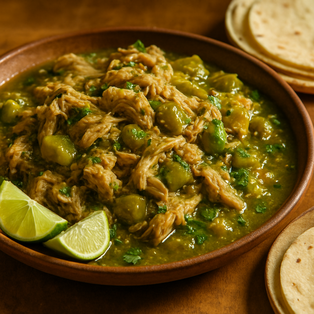 Slow-Cooker Pork Carnitas with Chile Verde