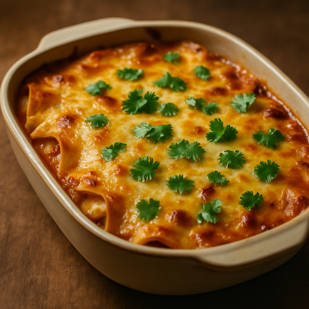 Tex-Mex Beef Enchilada Bake