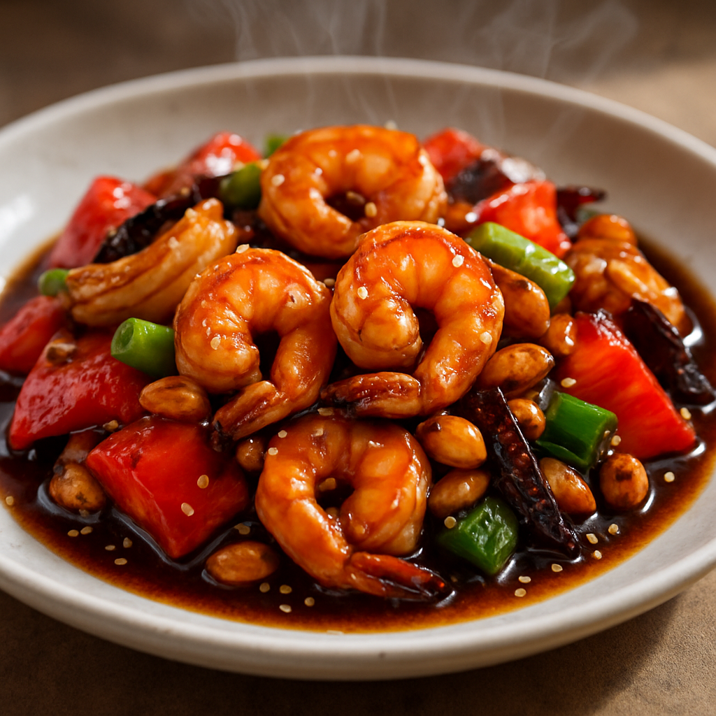 Kung Pao Shrimp Stir-Fry