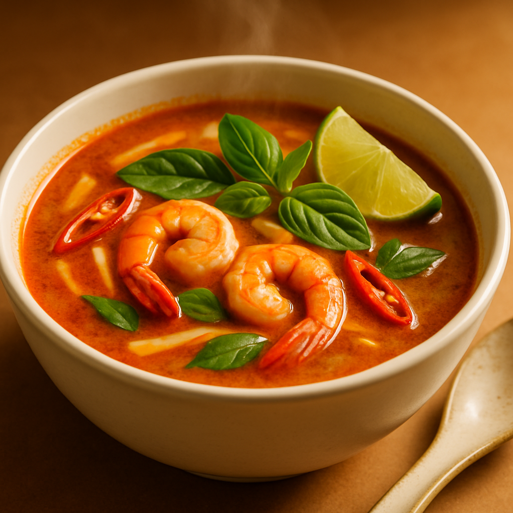 Thai Red Curry Shrimp with Coconut Milk