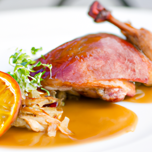 New Orleans Roasted Duck with Orange-Chicory Glaze