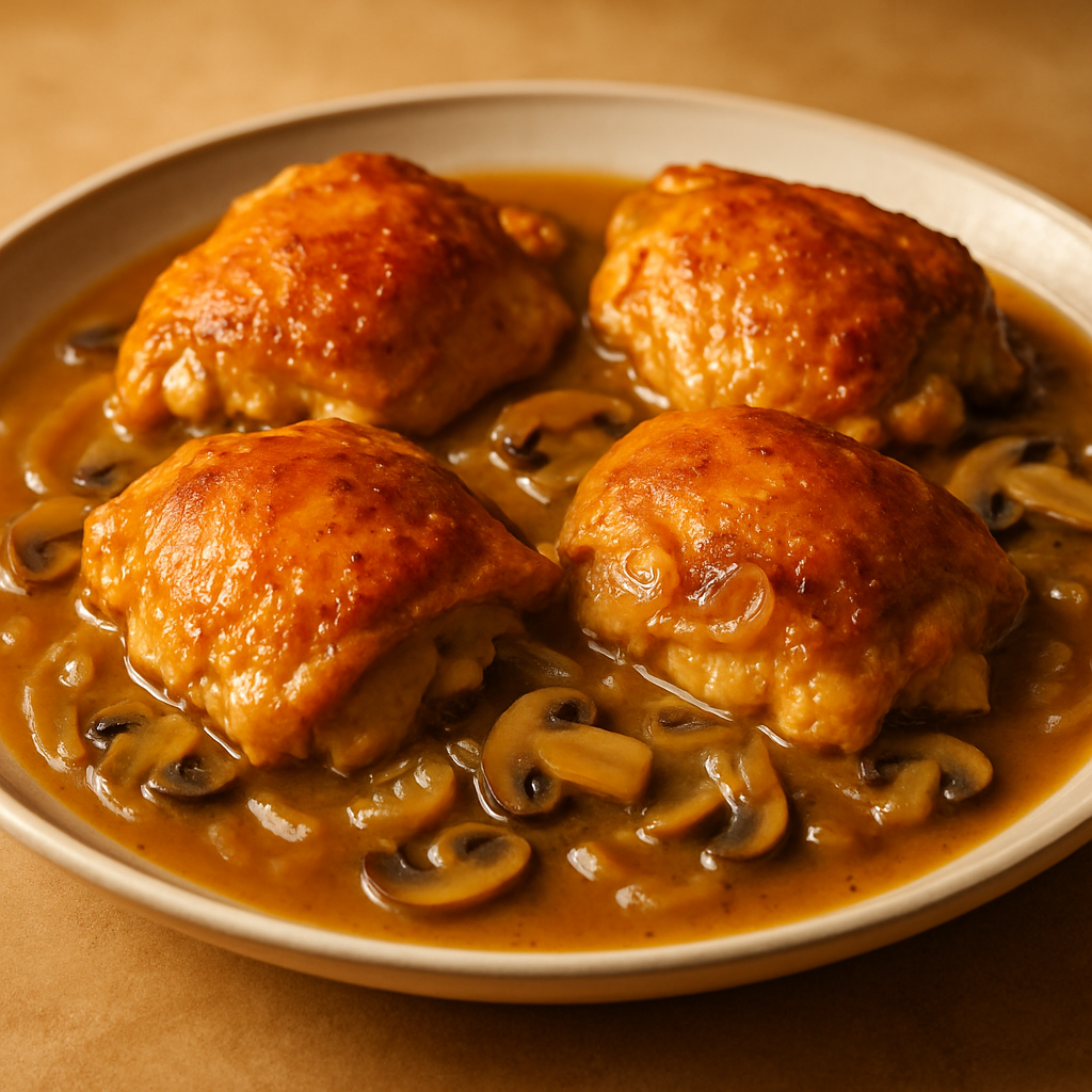 Southern Smothered Chicken with Gravy