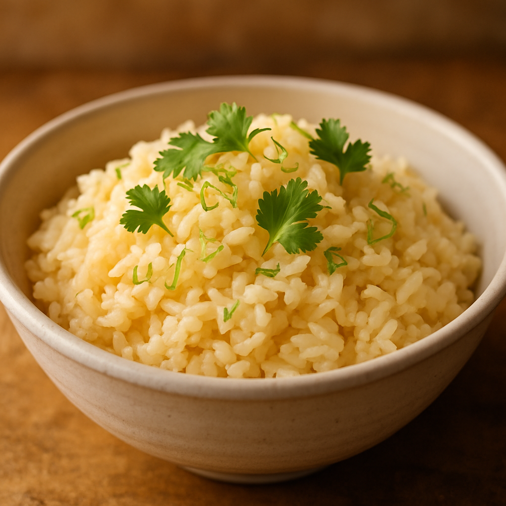Coconut Lime Rice Pilaf