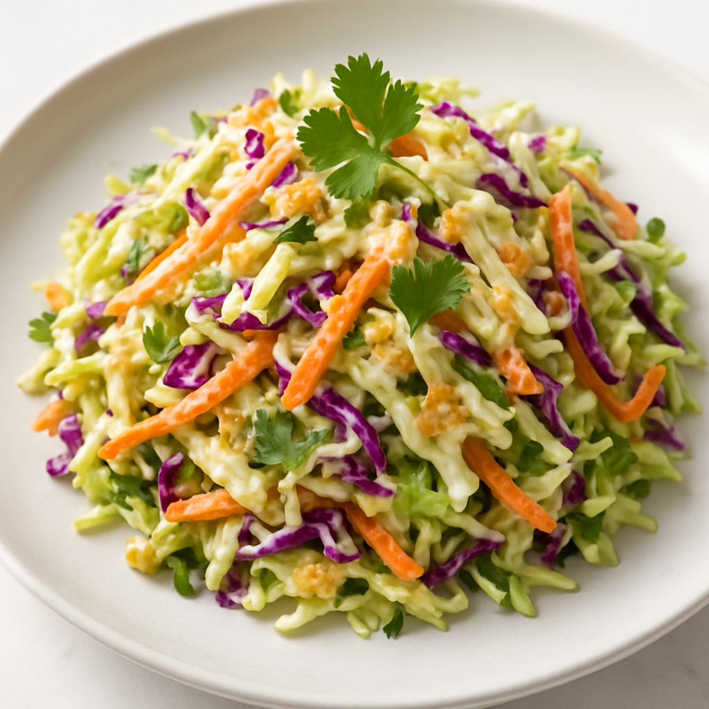 Crispy Vegan Coleslaw with Apple & Ginger