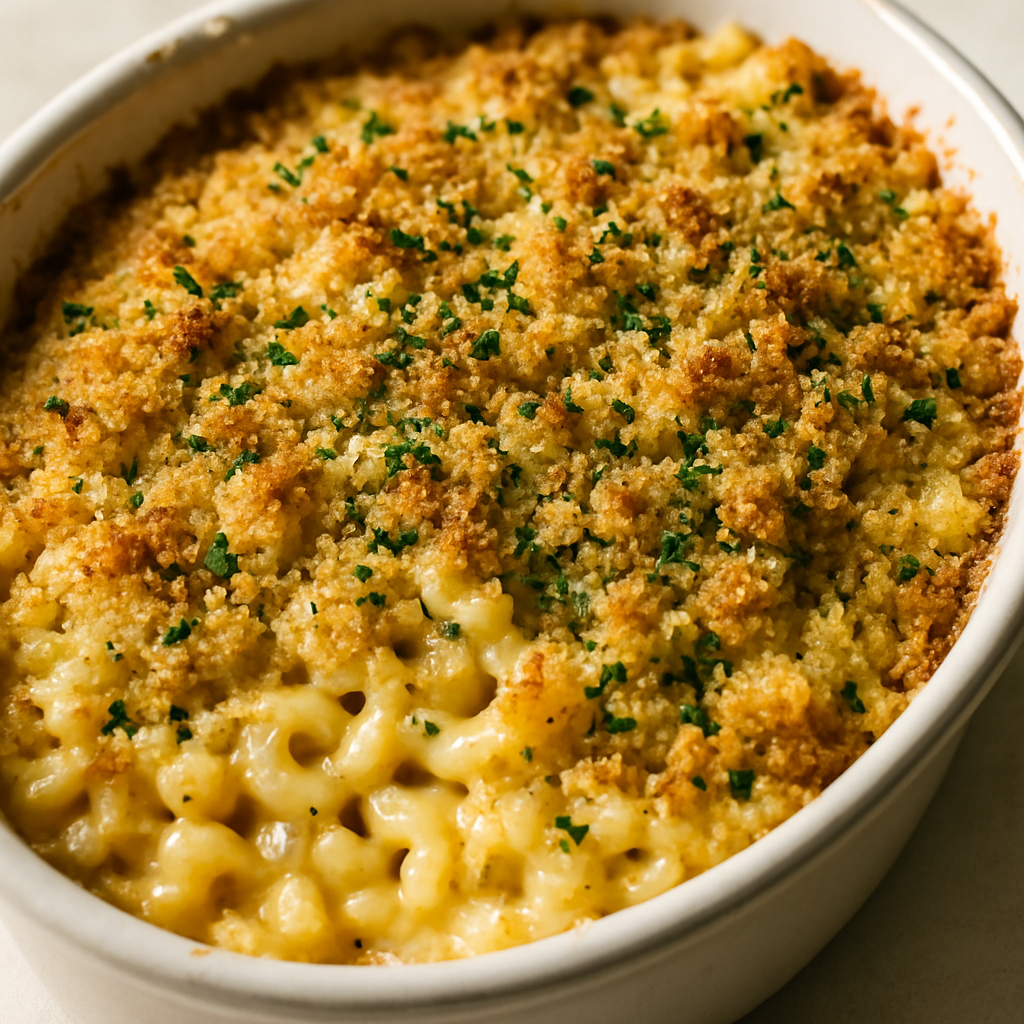 Classic Creamy Baked Mac and Cheese
