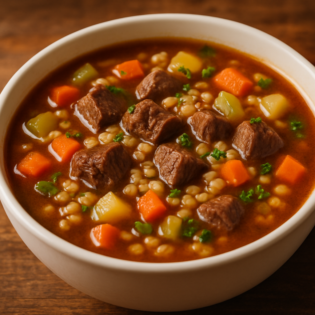 Hearty Beef Barley Soup