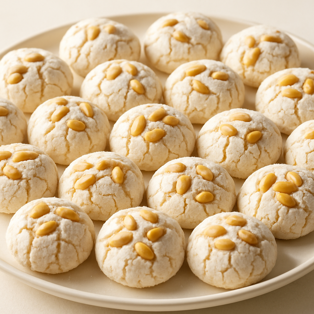 Italian Almond Pignoli Cookies