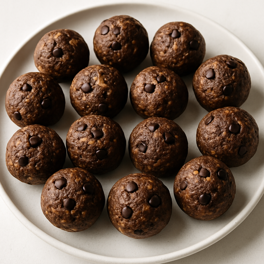 No-Bake Chocolate Peanut Butter Energy Balls