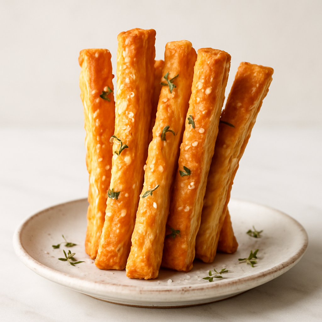Crispy Parmesan & Herb Cheese Straws