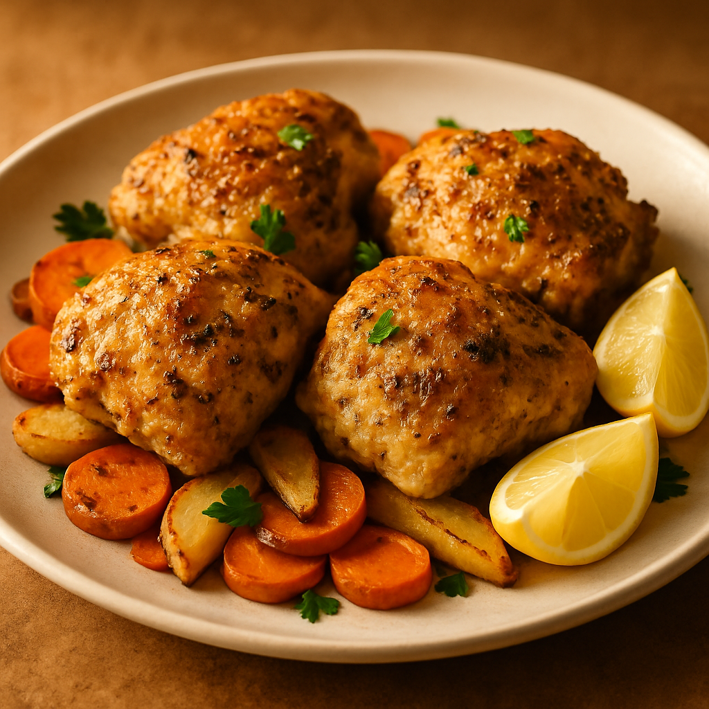 Buttermilk Baked Chicken with Crispy Herb Crust