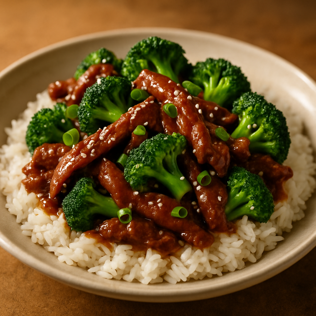 Beef and Broccoli Stir-Fry with Ginger-Garlic Sauce