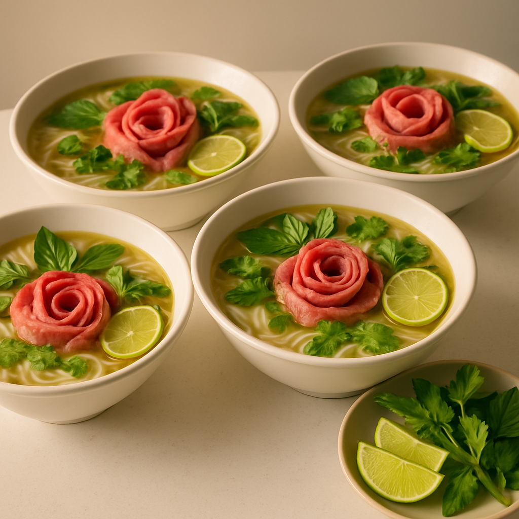 Beef Pho with Charred Onion and Ginger