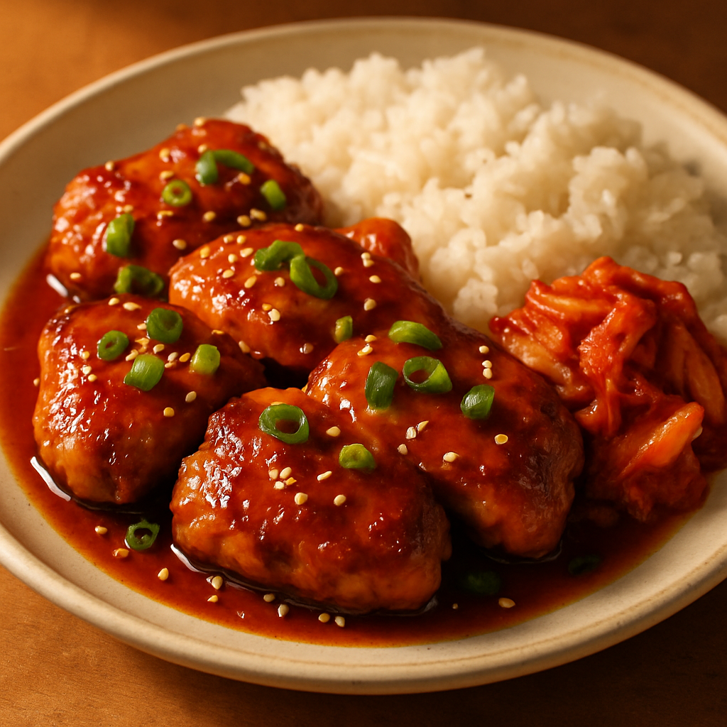 Korean Honey Gochujang Baked Chicken Thighs