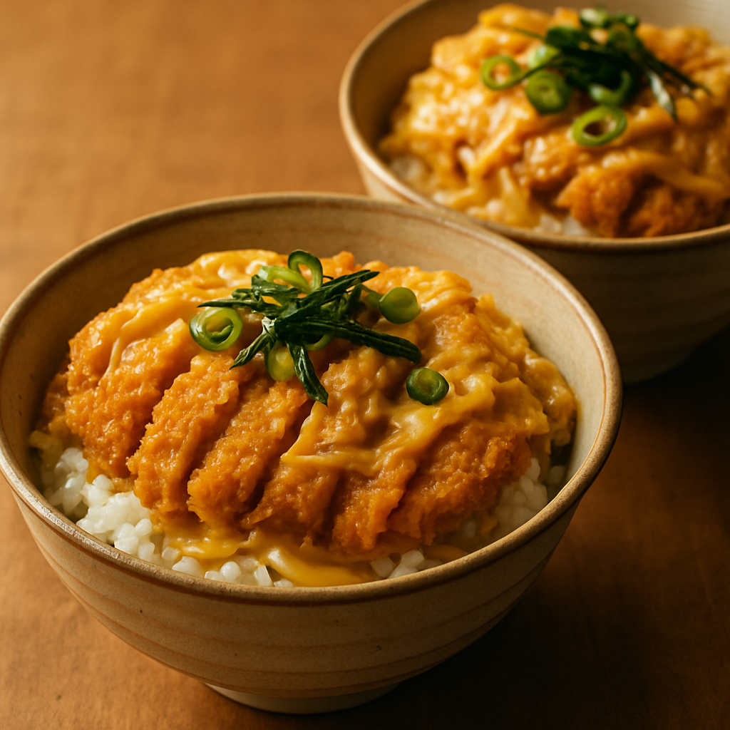 Katsudon - Breaded Pork Cutlet Rice Bowl