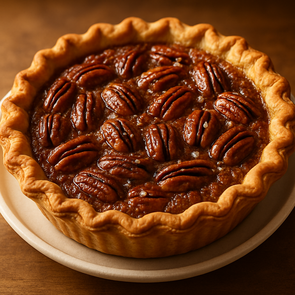 Salted Caramel Pecan Pie