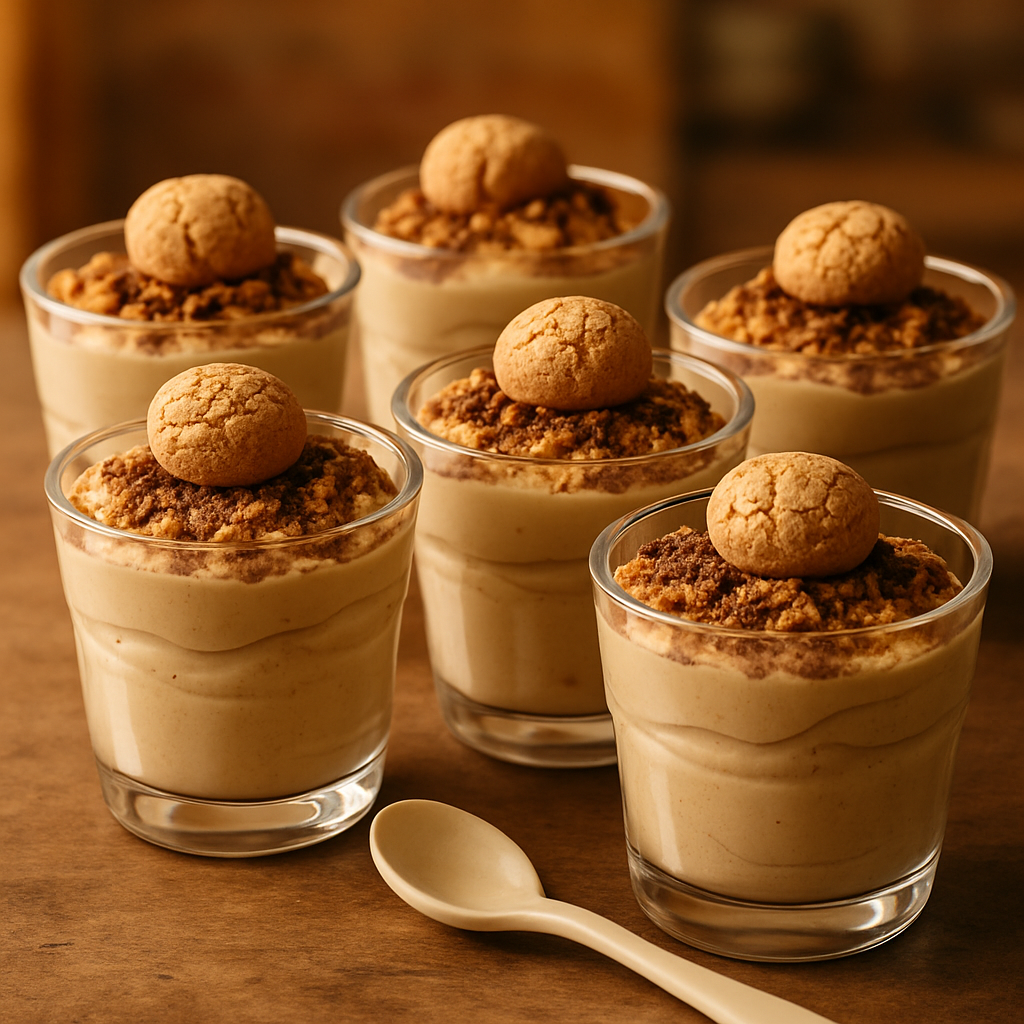 Espresso-Mascarpone Mousse with Amaretti Crunch