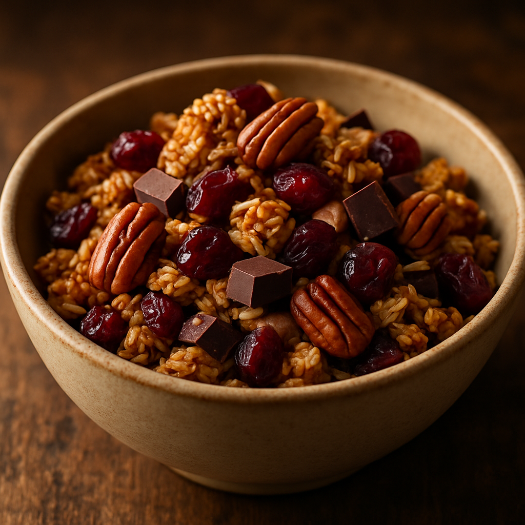 Maple Pecan Granola Clusters
