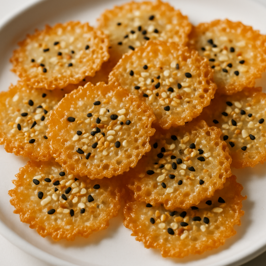 Everything Bagel Cheese Crisps