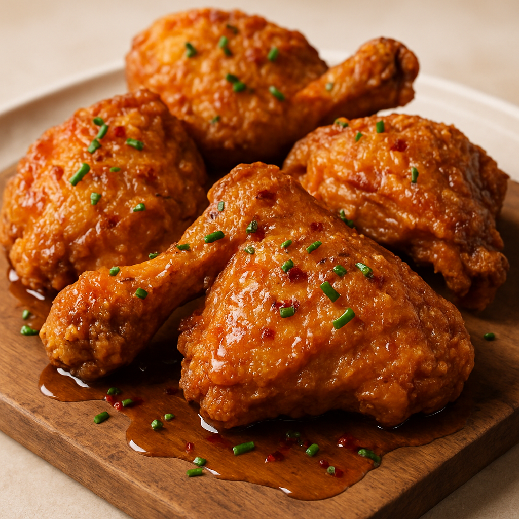 Southern Buttermilk Fried Chicken with Cornbread Crust