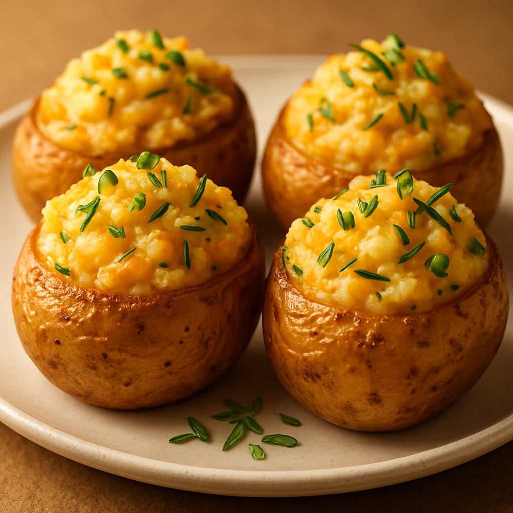Rosemary and Garlic Twice-Baked Potatoes