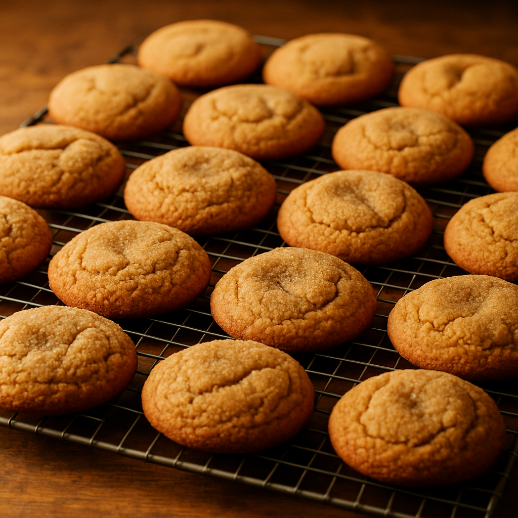 Chewy Molasses Ginger Cookies