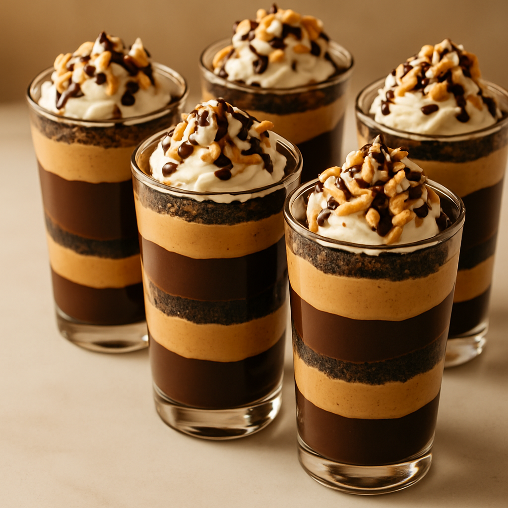 Chocolate Peanut Butter No-Bake Parfait