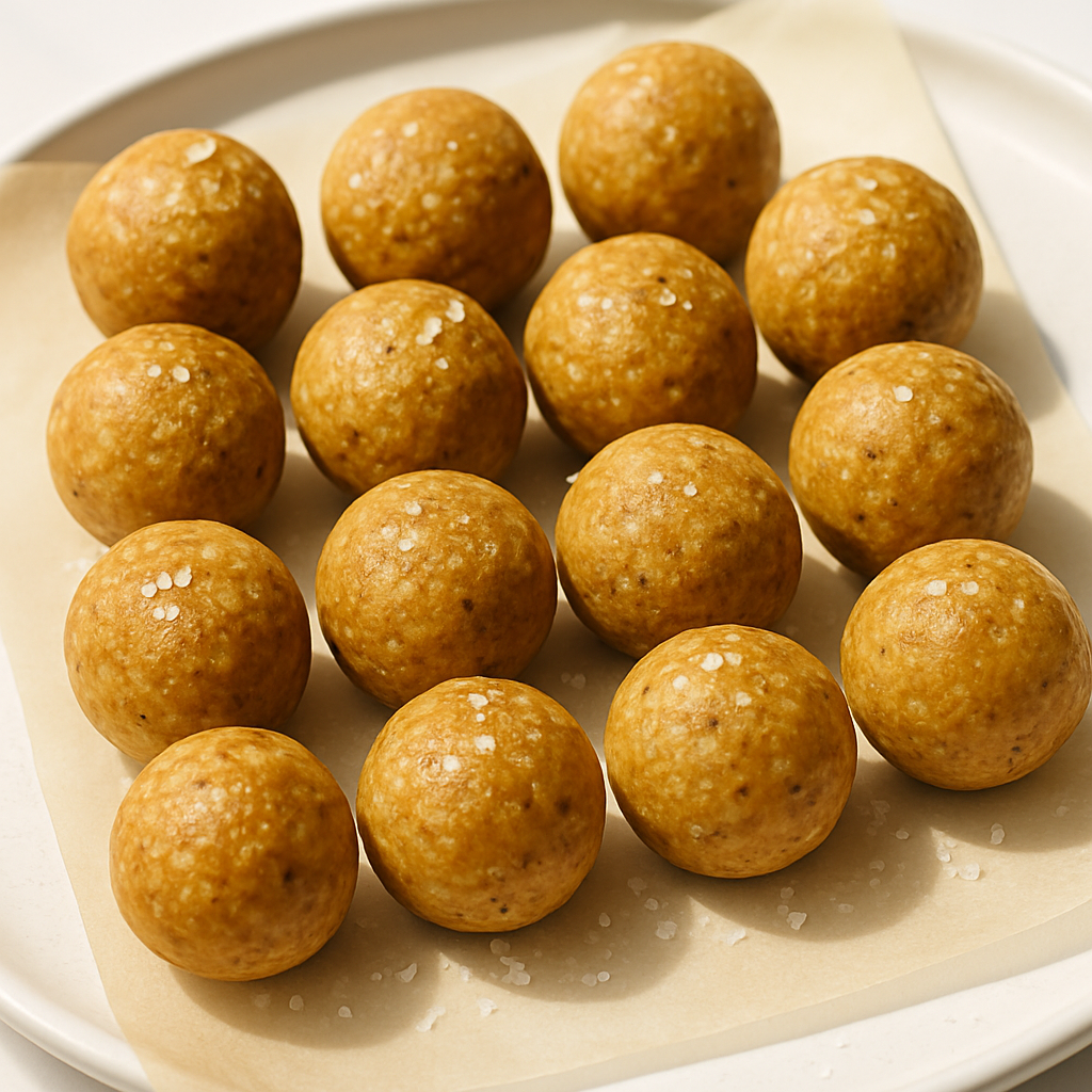Cashew Date Energy Balls with Cardamom & Sea Salt