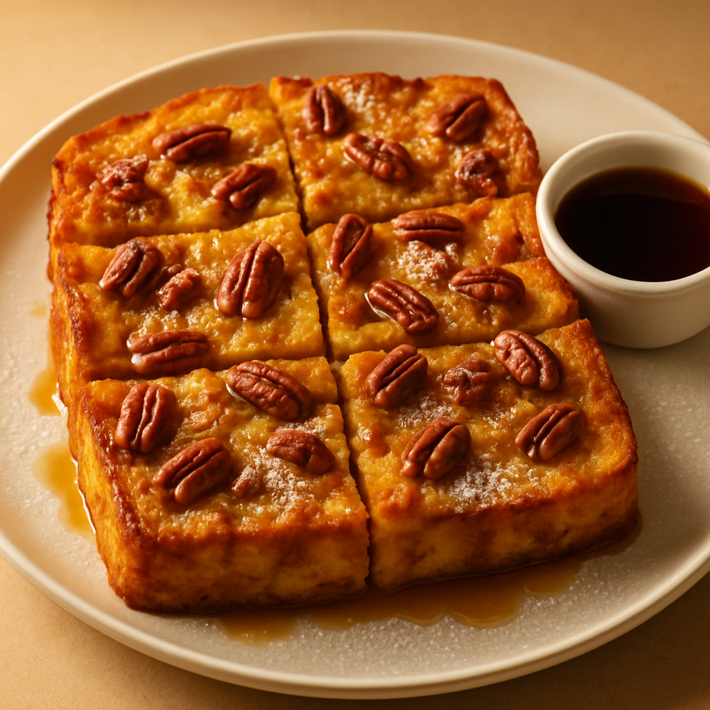 Maple Pecan Baked French Toast Casserole