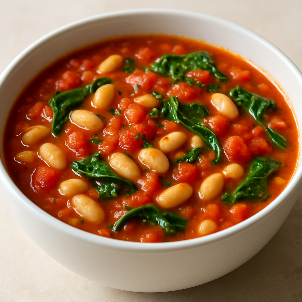 Tuscan Tomato and Cannellini Bean Soup