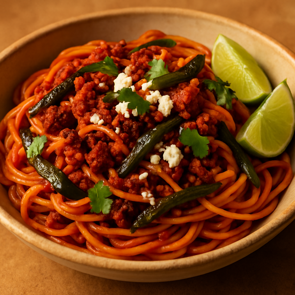 Italian-Mexican Pasta Fiesta