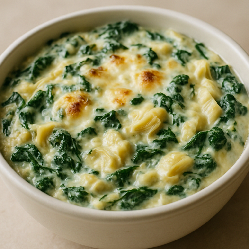 Parmesan Spinach Artichoke Dip